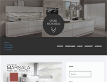 Tablet Screenshot of dyk360-kuechen.de